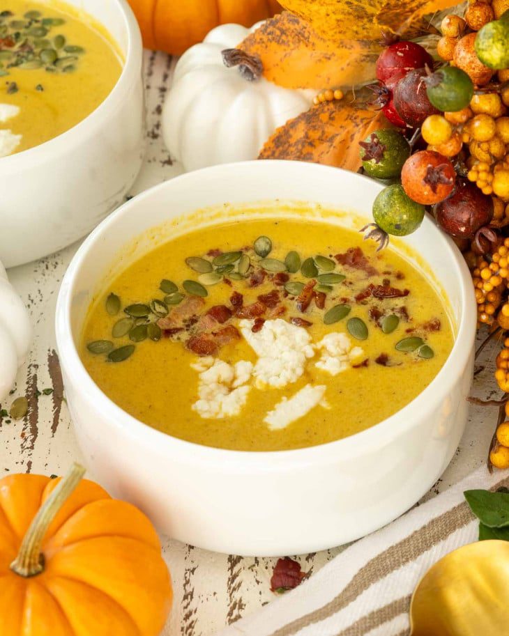Curried Butternut Squash Soup