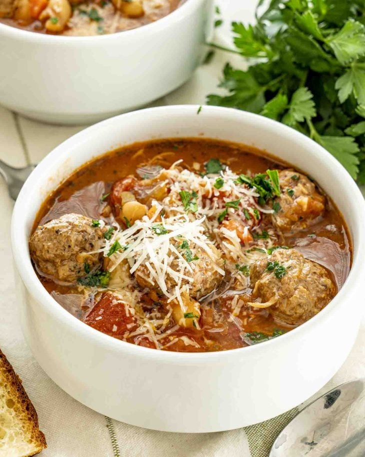 Italian Meatball Soup